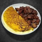Cachapa con Queso y Cochino Frito